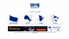 What Ticketpro.ca website looked like in 2019 (4 years ago)