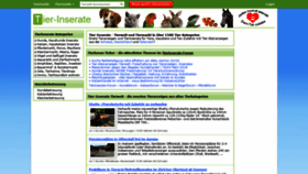What Tier-inserate.ch website looked like in 2019 (4 years ago)