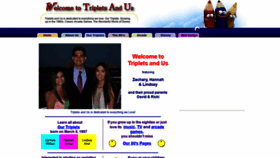 What Tripletsandus.com website looked like in 2019 (4 years ago)