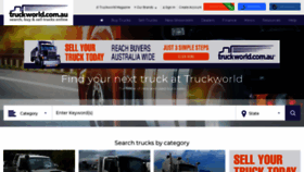 What Truckworld.com.au website looked like in 2019 (4 years ago)