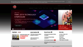 What Tsmc.com website looked like in 2019 (4 years ago)
