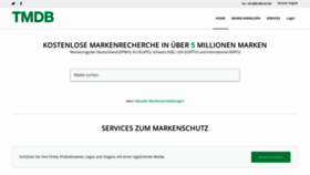What Tmdb.de website looked like in 2019 (4 years ago)