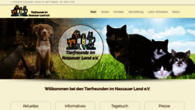 What Tierfreunde-nassauerland.de website looked like in 2019 (4 years ago)