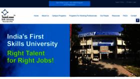 What Teamleaseuniversity.org website looked like in 2019 (4 years ago)