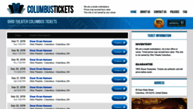What Theatrecolumbus.com website looked like in 2019 (4 years ago)