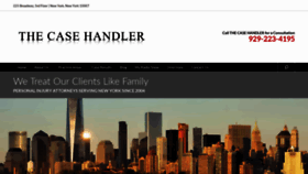 What Thecasehandler.com website looked like in 2019 (4 years ago)