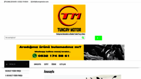 What Tuncaymotor.com website looked like in 2019 (4 years ago)