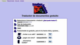 What Traducindote.com website looked like in 2019 (4 years ago)