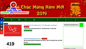 What Tedu.edu.vn website looked like in 2019 (4 years ago)