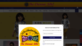 What Thechennaisilks.com website looked like in 2019 (4 years ago)