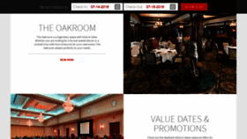 What Theoakroomlouisville.com website looked like in 2019 (4 years ago)
