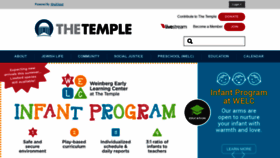 What The-temple.org website looked like in 2019 (4 years ago)