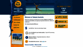 What Taxbackaustralia.com.au website looked like in 2019 (4 years ago)