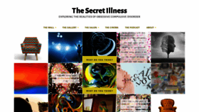 What Thesecretillness.com website looked like in 2019 (4 years ago)