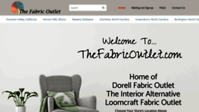 What Thefabricoutlet.com website looked like in 2019 (4 years ago)
