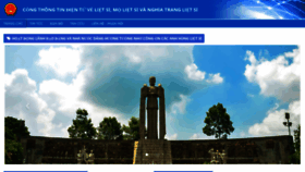 What Thongtinlietsi.gov.vn website looked like in 2019 (6 years ago)