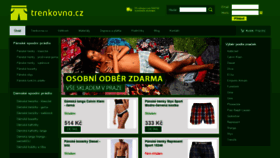 What Trenkovna.cz website looked like in 2019 (4 years ago)