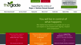 What Theglade.org.uk website looked like in 2019 (4 years ago)