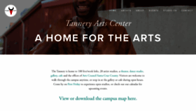 What Tanneryartscenter.org website looked like in 2019 (4 years ago)