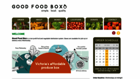 What Thegoodfoodbox.ca website looked like in 2019 (4 years ago)