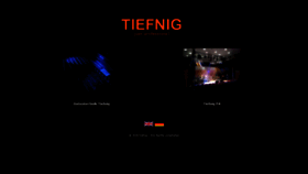 What Tiefnig.de website looked like in 2019 (4 years ago)