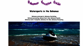 What The-bahamas-watersports.com website looked like in 2019 (4 years ago)