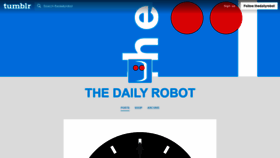 What Thedailyrobot.com website looked like in 2019 (4 years ago)