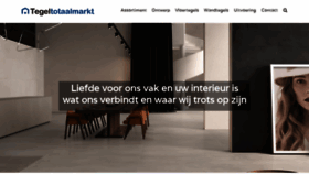 What Tegeltotaalmarkt.nl website looked like in 2019 (4 years ago)