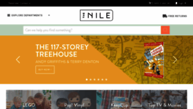 What Thenile.com.au website looked like in 2019 (4 years ago)