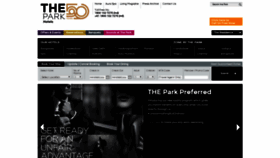 What Theparkhotels.com website looked like in 2019 (4 years ago)