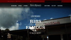 What Tonyromas.com website looked like in 2019 (4 years ago)