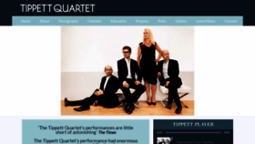 What Tippettquartet.co.uk website looked like in 2019 (4 years ago)