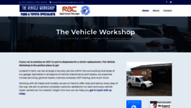 What Thevehicleworkshop.com website looked like in 2019 (4 years ago)