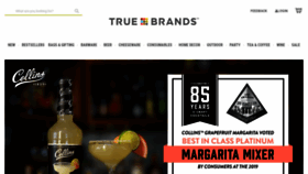 What Truebrands.com website looked like in 2019 (4 years ago)