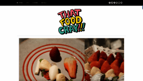 What Thatfoodcray.com website looked like in 2019 (4 years ago)