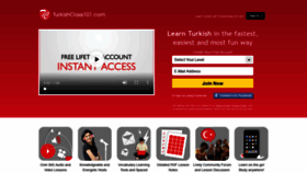 What Turkishclass101.com website looked like in 2019 (4 years ago)