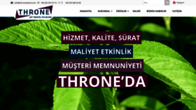 What Thronetekstil.com website looked like in 2019 (4 years ago)