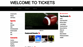 What Ticketsnofees.com website looked like in 2019 (4 years ago)