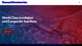 What Thermalstructures.com website looked like in 2019 (4 years ago)
