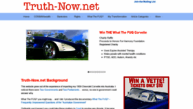 What Truth-now.net website looked like in 2019 (4 years ago)
