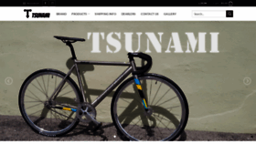 What Tsunamibicycle.com website looked like in 2019 (4 years ago)