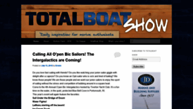 What Totalboatshow.com website looked like in 2019 (4 years ago)