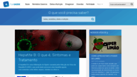 What Tuasaude.com website looked like in 2019 (5 years ago)