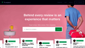 What Trustpilot.com website looked like in 2019 (4 years ago)