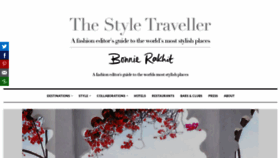 What Thestyletraveller.com website looked like in 2019 (4 years ago)