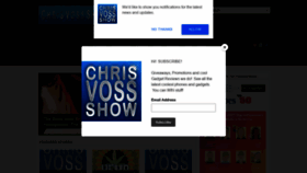 What Thechrisvossshow.com website looked like in 2019 (4 years ago)