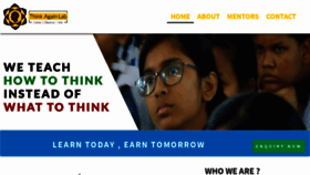 What Thinkagainlab.com website looked like in 2019 (4 years ago)