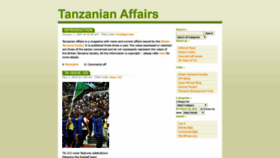 What Tzaffairs.org website looked like in 2019 (4 years ago)