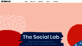 What Thesociallab.co website looked like in 2019 (4 years ago)