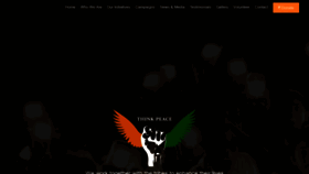 What Thinkpeace.in website looked like in 2019 (4 years ago)